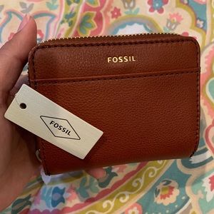 Fossil Brown Leather Wallet NWT